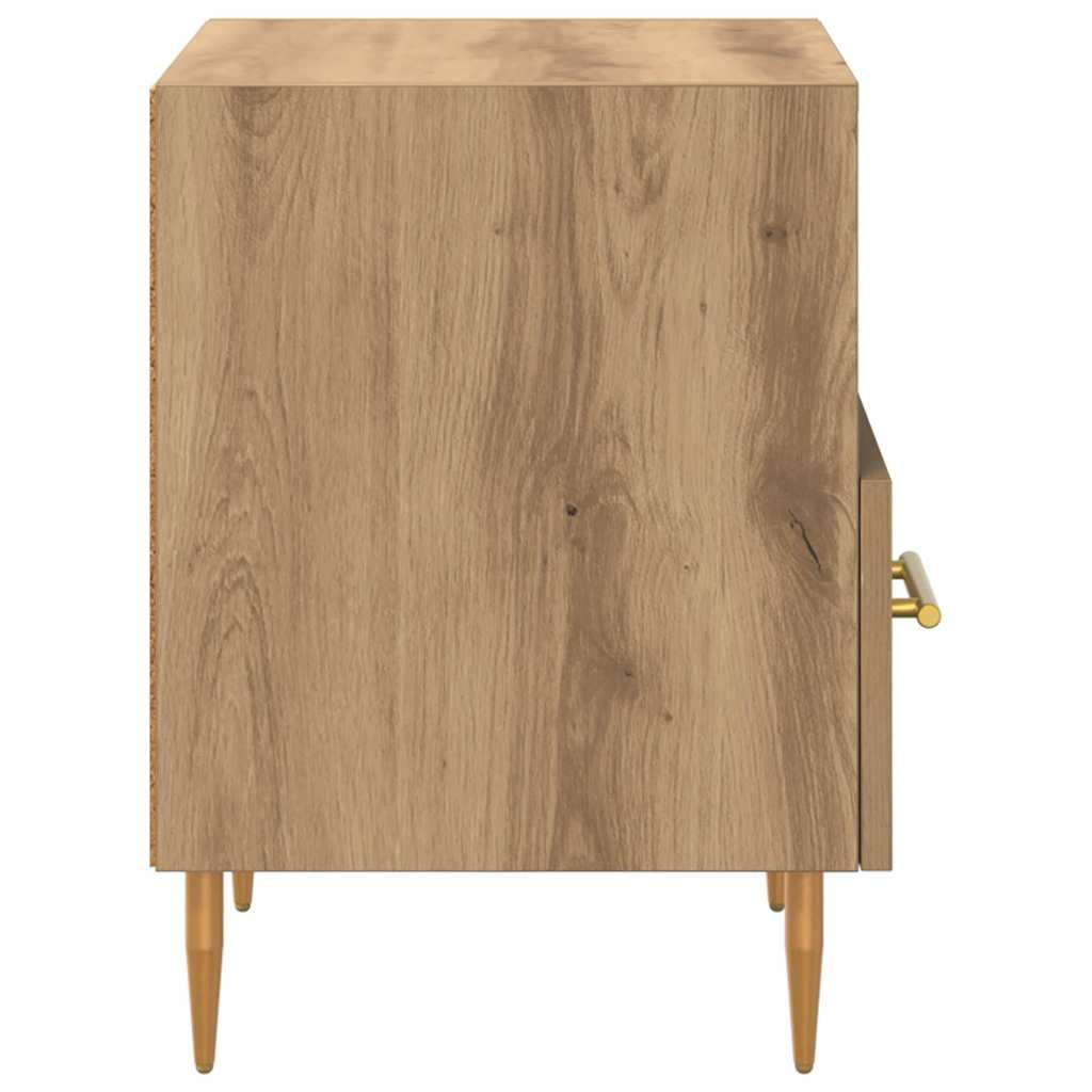 Noćni ormarić 2 pcs Smeđa 40 x 35 x 47,5 cm Konstruirano drvo