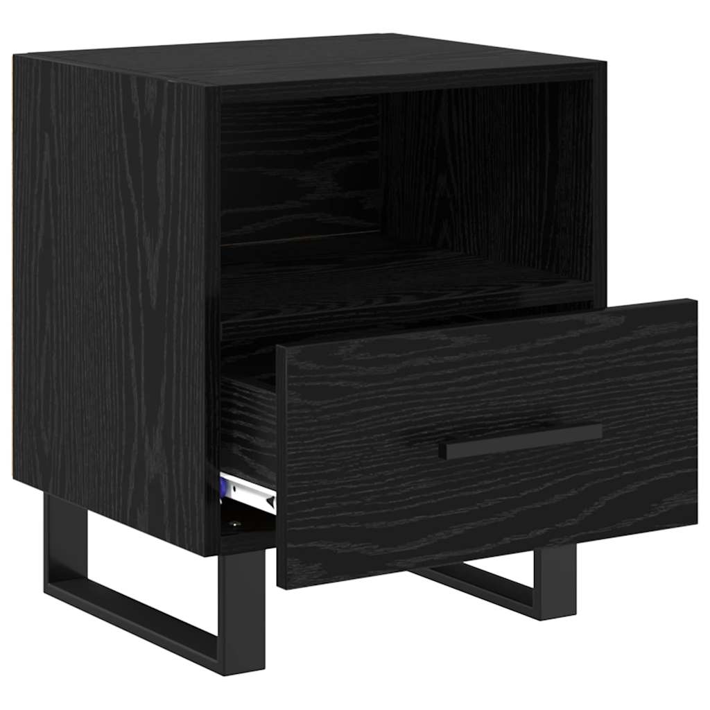 Noćni ormar Crni hrast 40 x 35 x 47,5 cm Konstruirano drvo