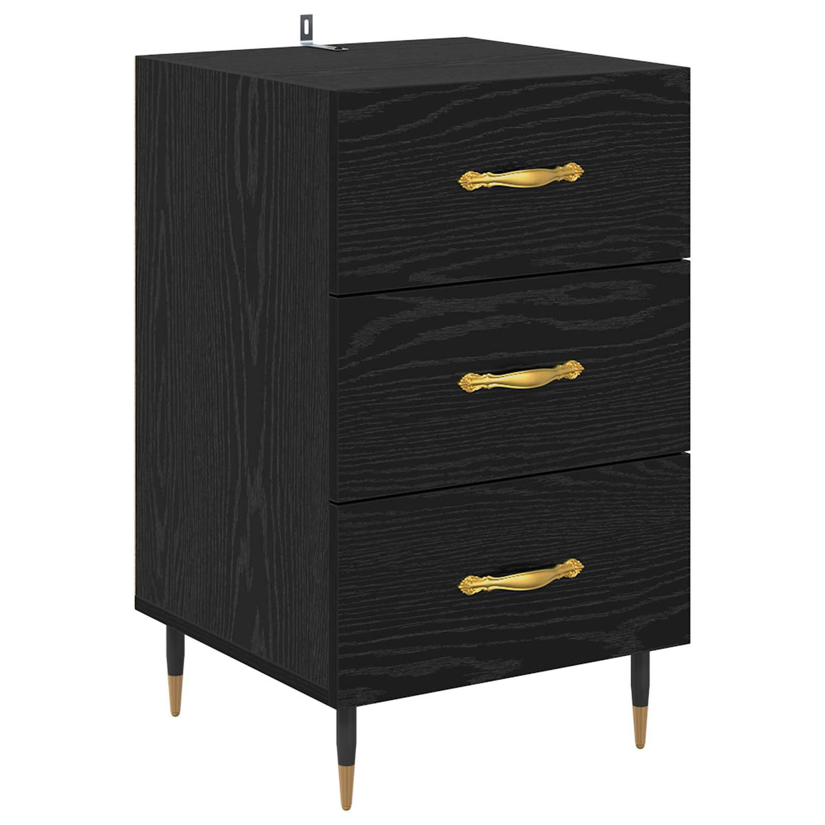 Noćni ormar Crni hrast 40 x 40 x 66 cm Konstruirano drvo