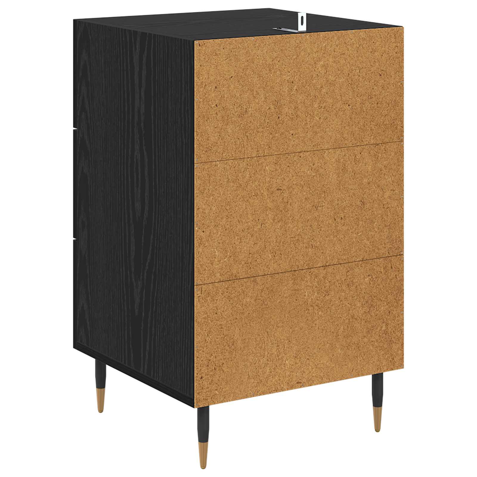 Noćni ormar Crni hrast 40 x 40 x 66 cm Konstruirano drvo