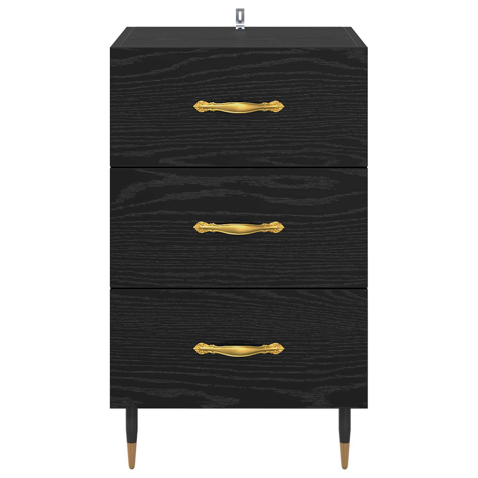 Noćni ormar Crni hrast 40 x 40 x 66 cm Konstruirano drvo