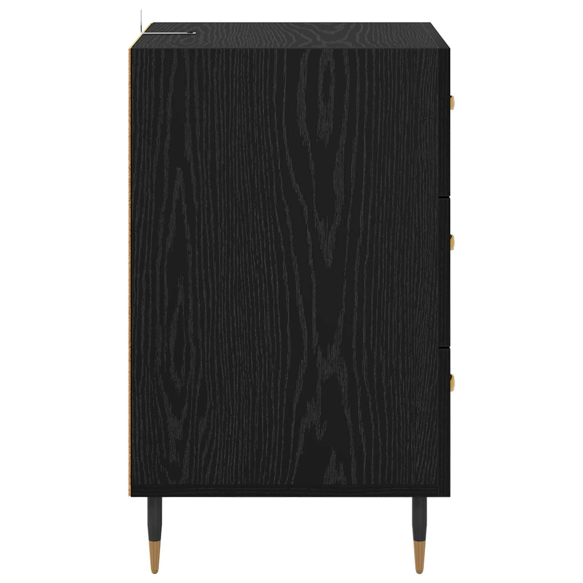 Noćni ormar Crni hrast 40 x 40 x 66 cm Konstruirano drvo