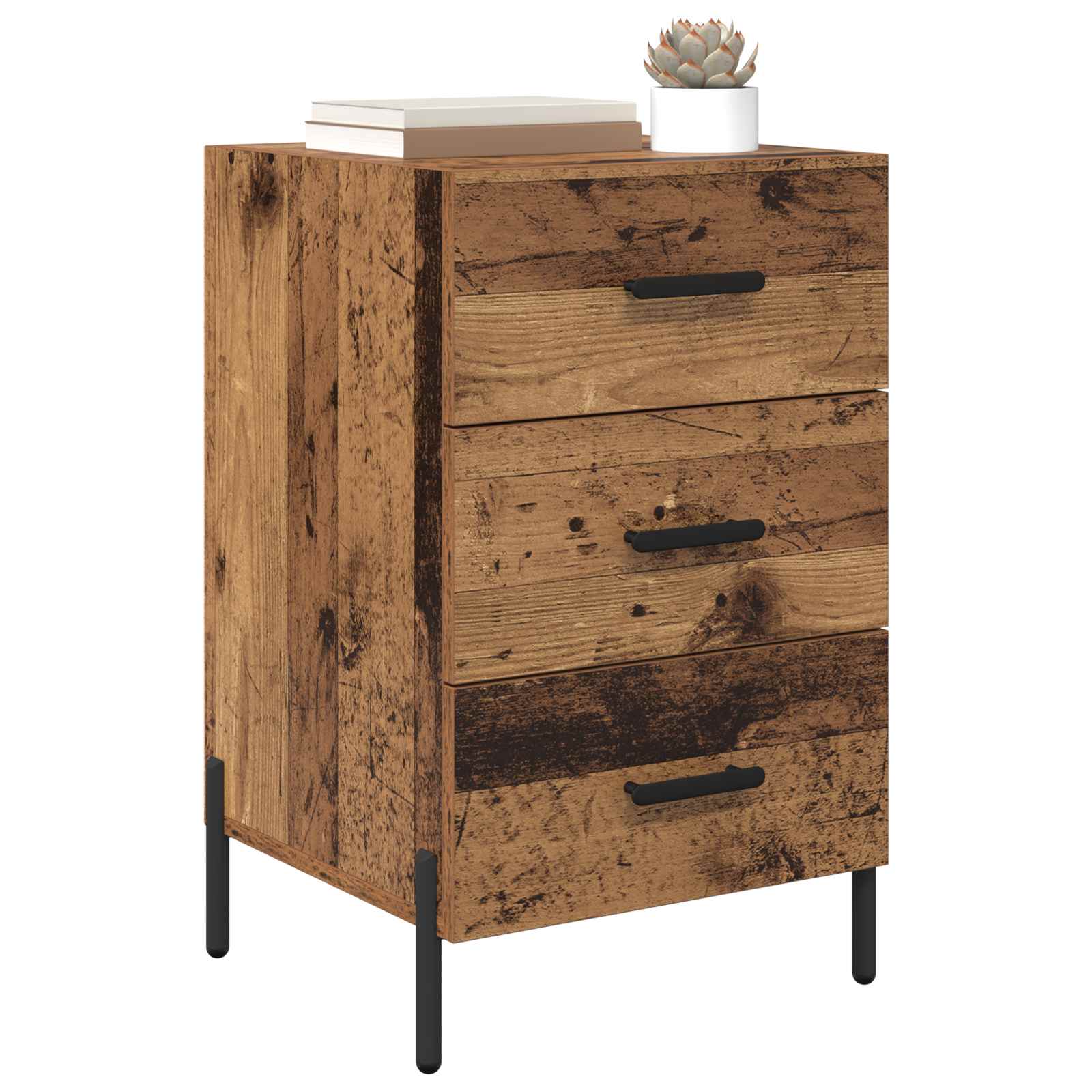 Noćni ormar Staro drvo 40 x 40 x 66 cm Konstruirano drvo