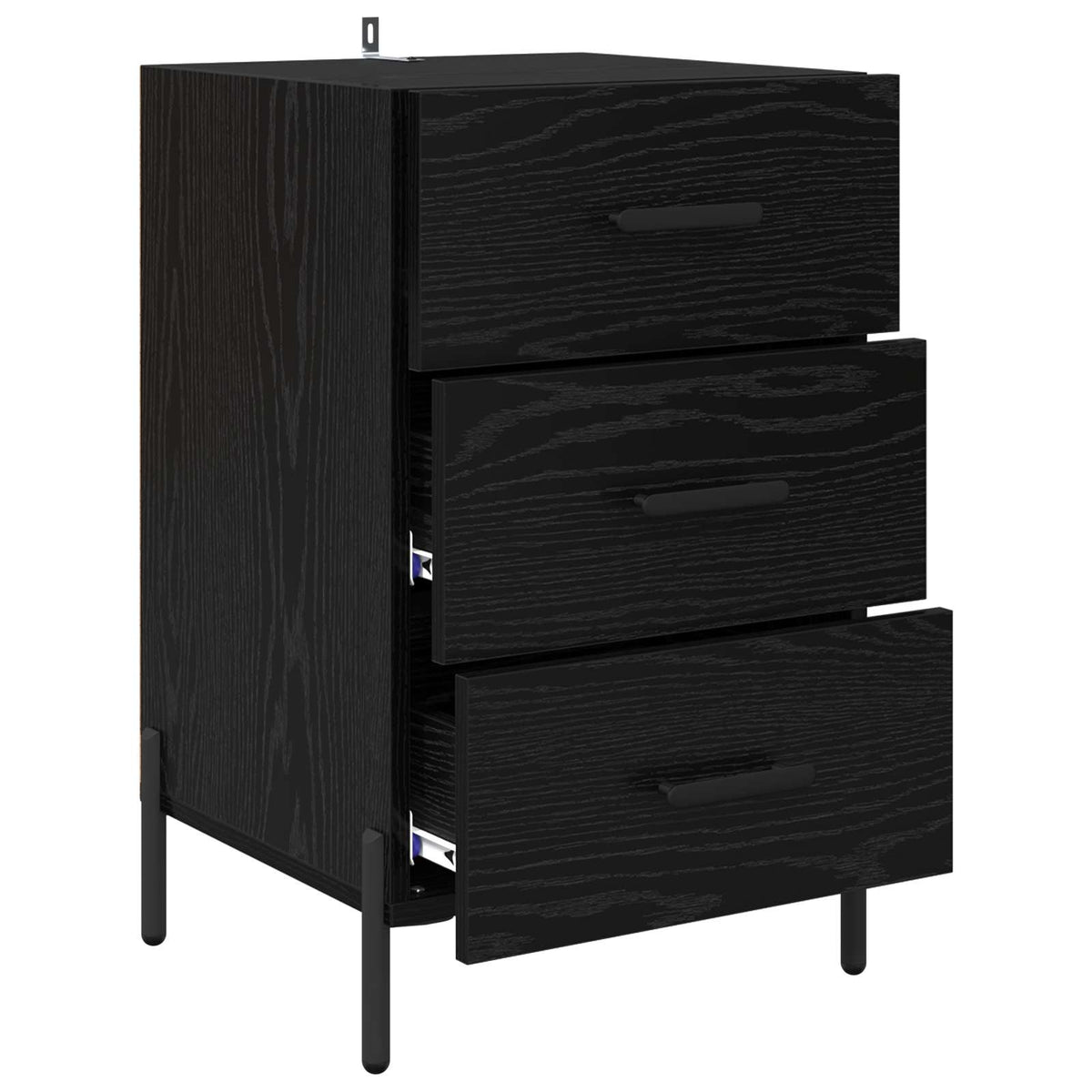 Noćni ormar Crni hrast 40 x 40 x 66 cm Konstruirano drvo