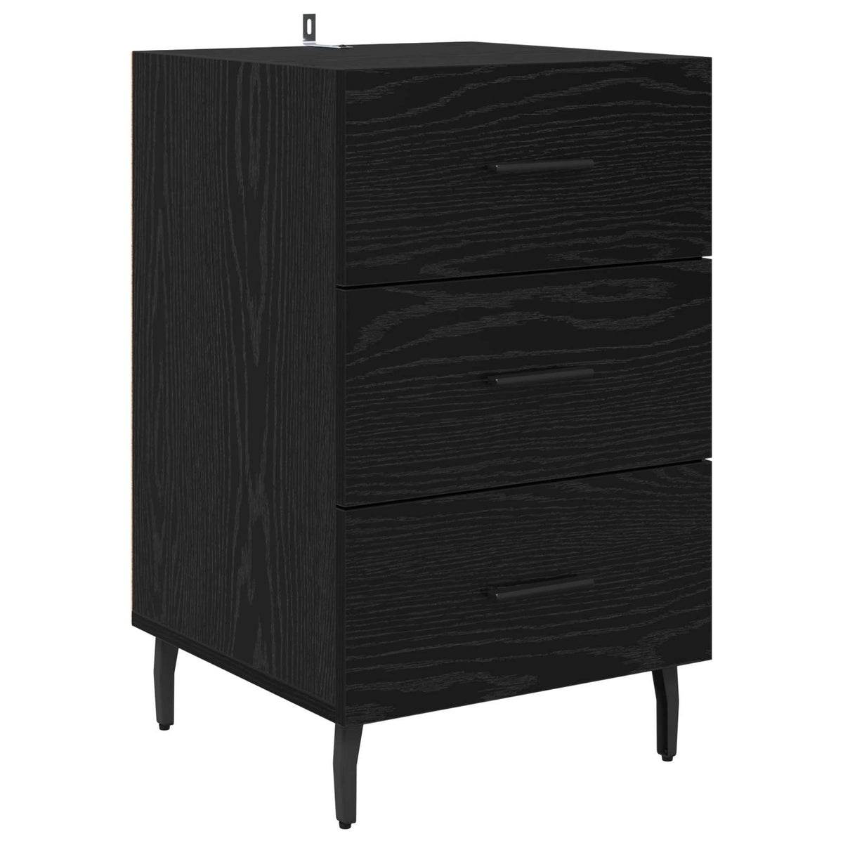 Noćni ormar Crni hrast 40 x 40 x 66 cm Konstruirano drvo
