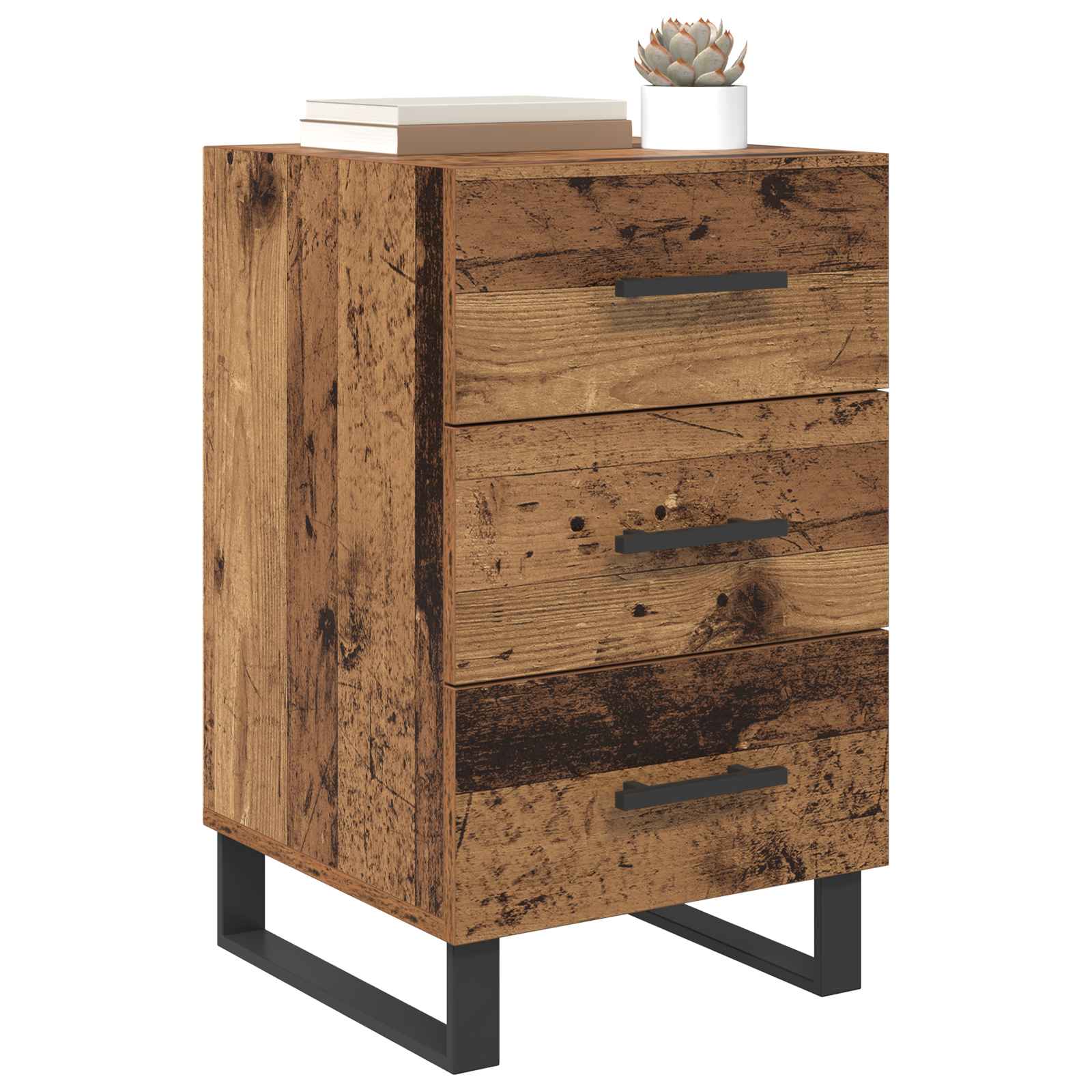 Noćni ormar Staro drvo 40 x 40 x 66 cm Konstruirano drvo