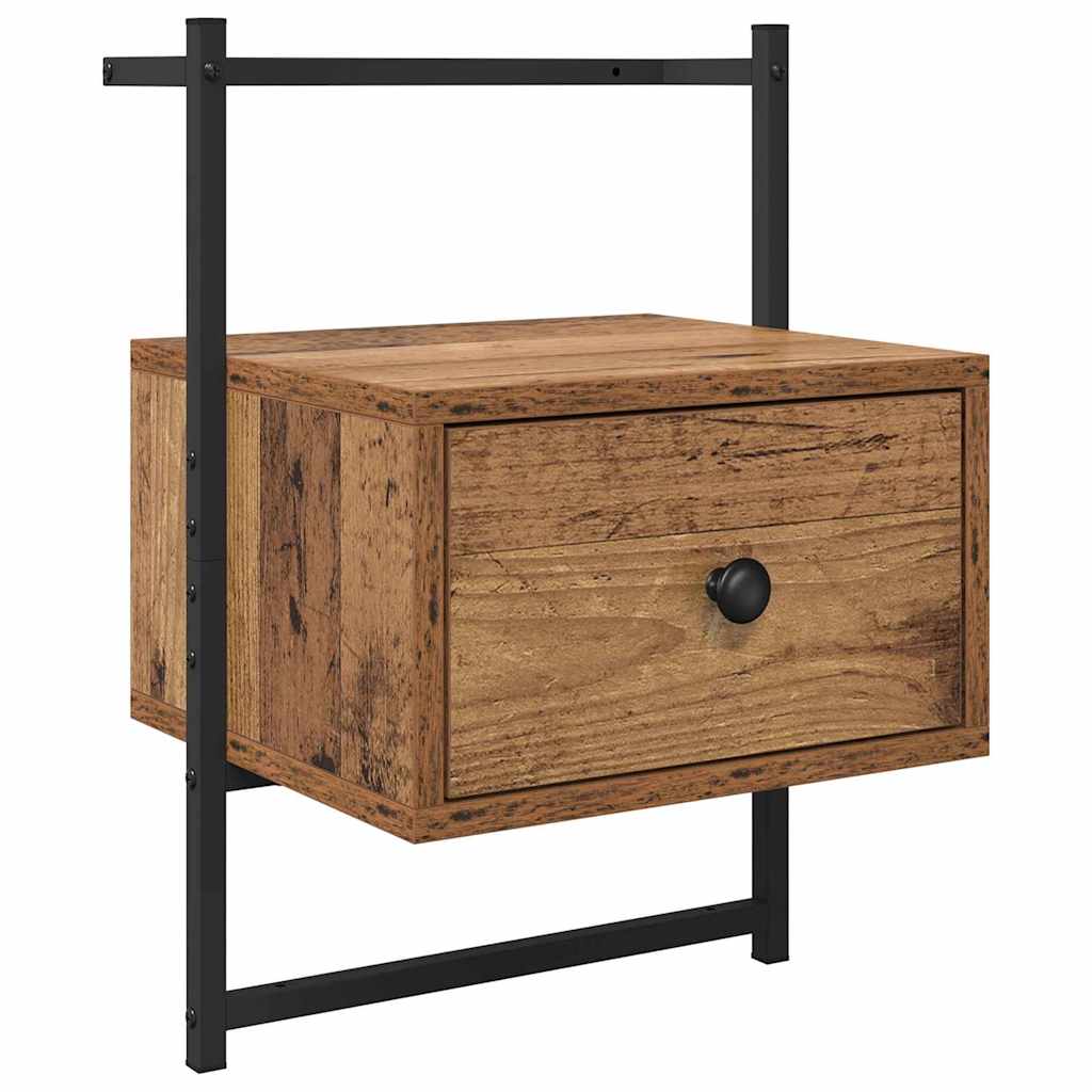 Noćni ormar 2 pcs Staro drvo 35 x 30 x 51 cm Konstruirano drvo