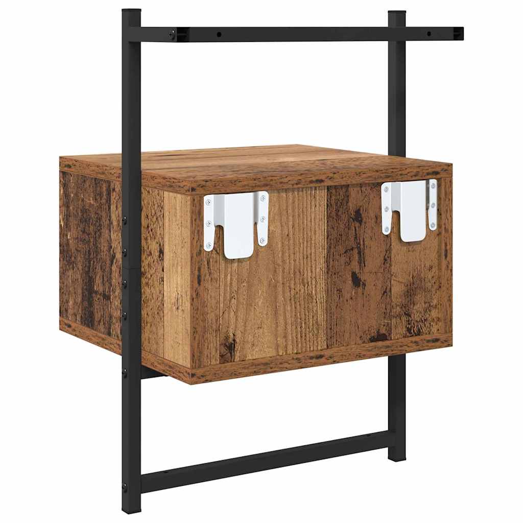 Noćni ormar 2 pcs Staro drvo 35 x 30 x 51 cm Konstruirano drvo
