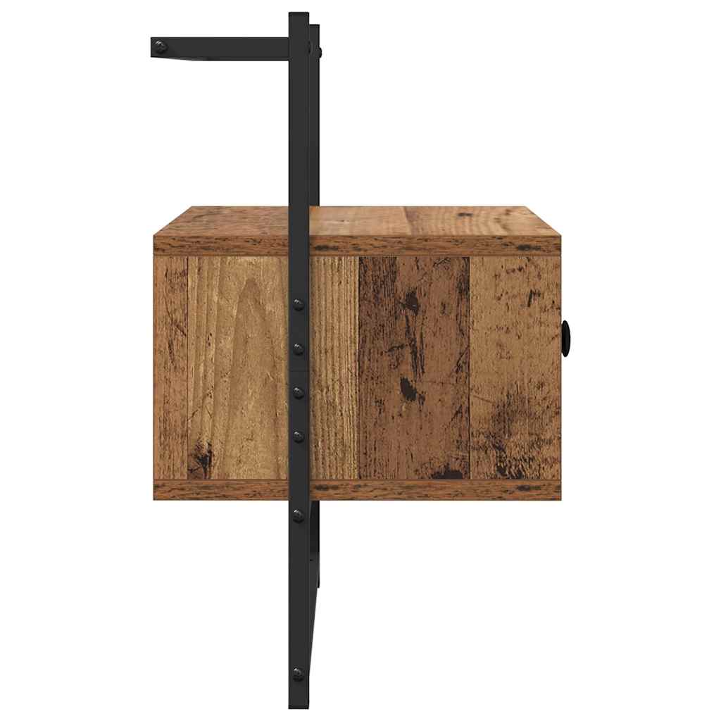Noćni ormar 2 pcs Staro drvo 35 x 30 x 51 cm Konstruirano drvo