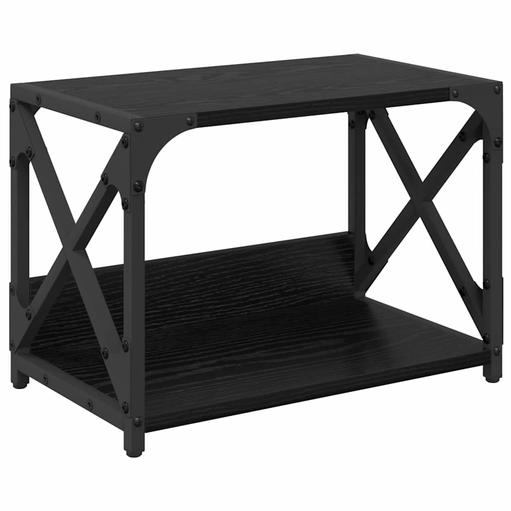 Držač za printer Crni hrast 44 x 26 x 31.5 cm Konstruirano drvo
