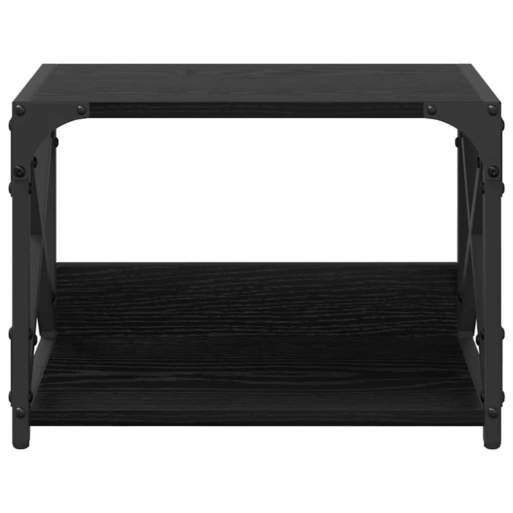 Držač za printer Crni hrast 44 x 26 x 31.5 cm Konstruirano drvo