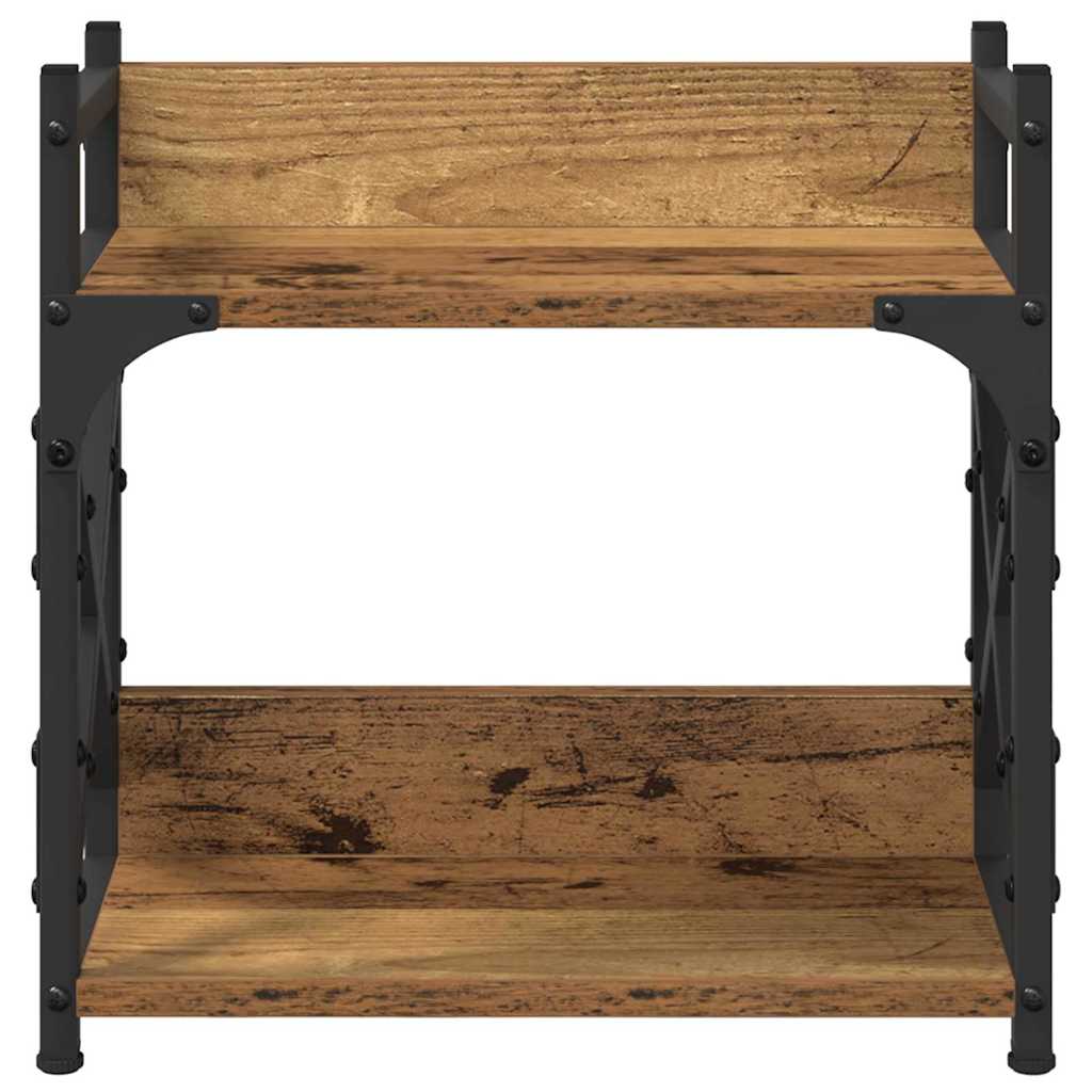 Držač za printer Staro drvo 40 x 20 x 40 cm Konstruirano drvo