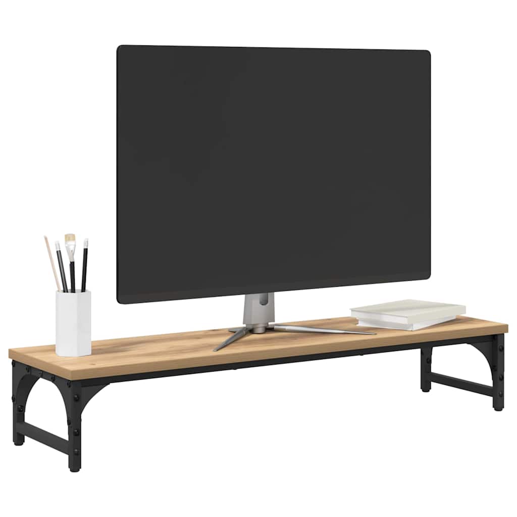 Stalak za Monitor Umjetnički hrast 85 x 23 x 15,5 cm