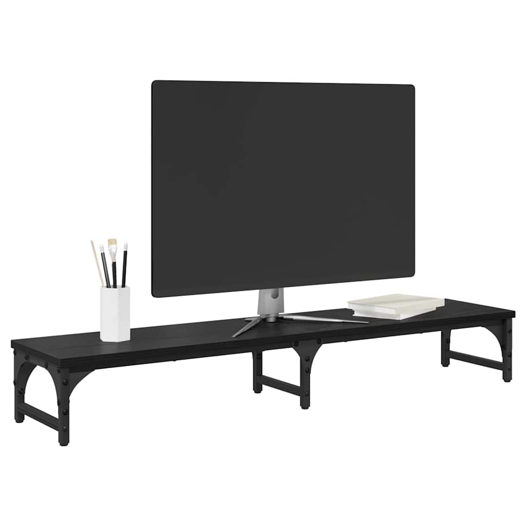Stalak za Monitor Crni hrast 105 x 23 x 15,5 cm