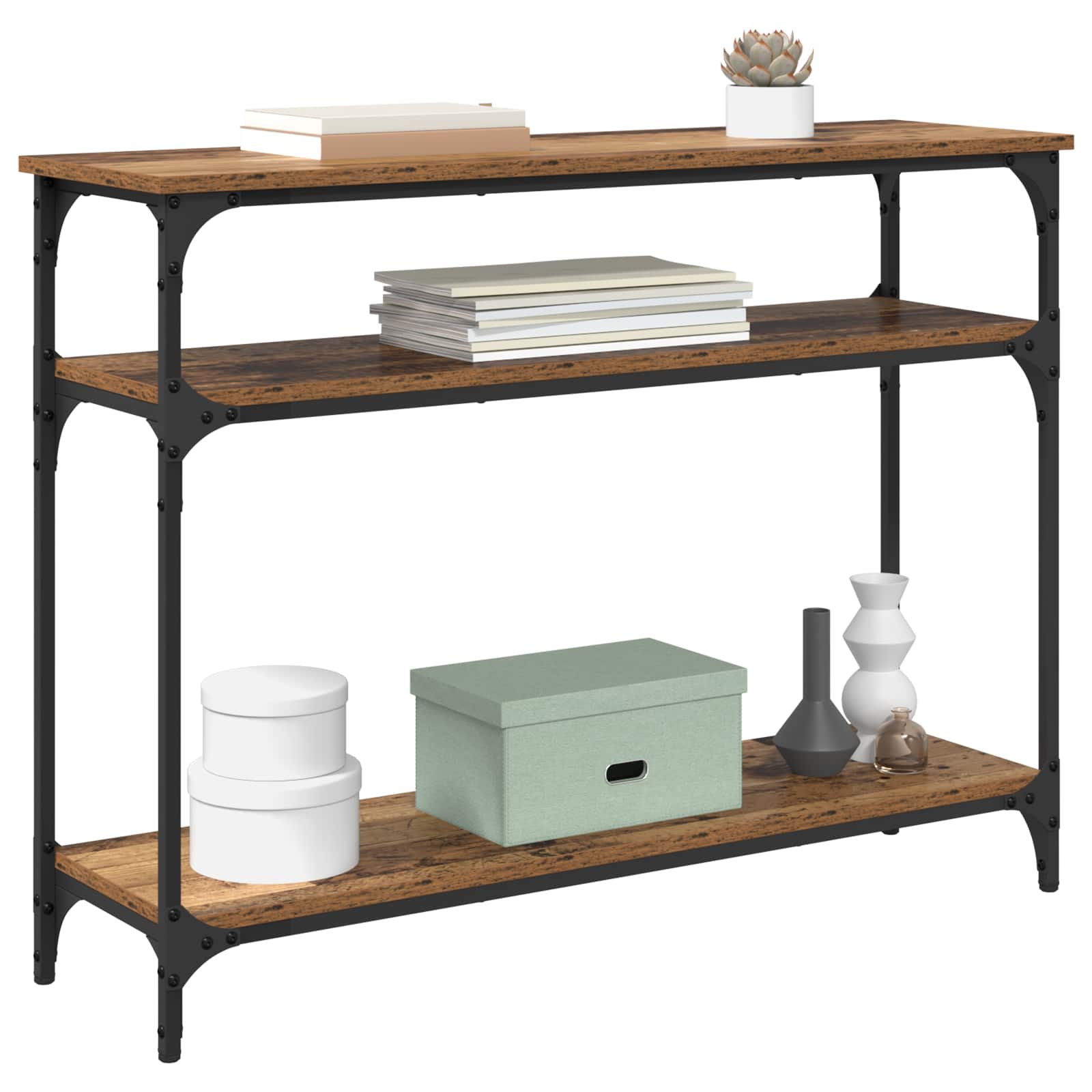 Konzolna stolica Staro drvo 100 x 29 x 75 cm Konstruirano drvo