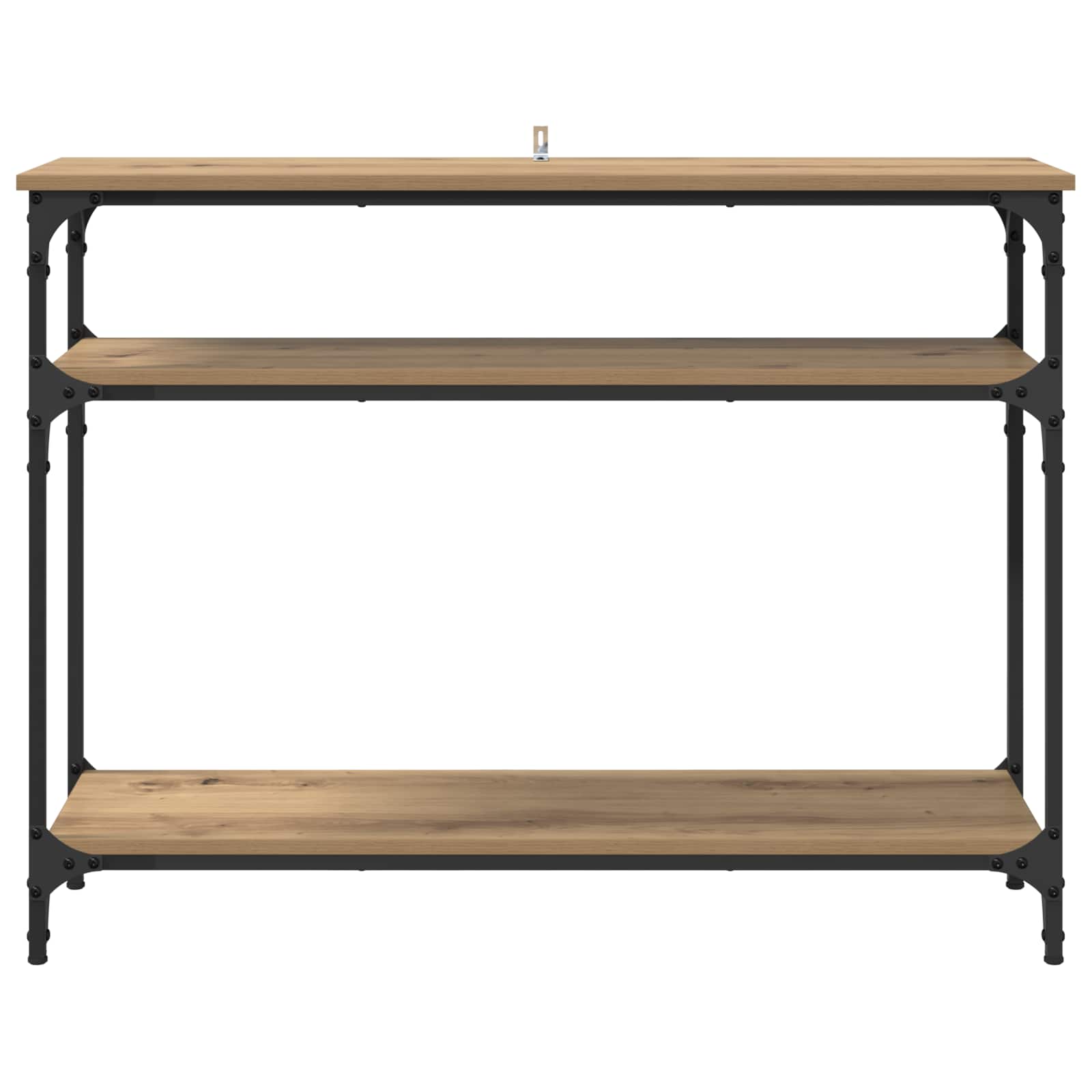 Konzolna stolica s policom Umjetnički hrast 100 x 29 x 75 cm