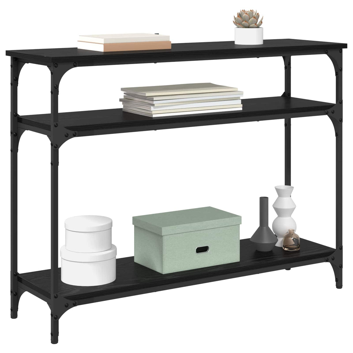 Konzolna stolica Crni hrast 100 x 29 x 75 cm Konstruirano drvo