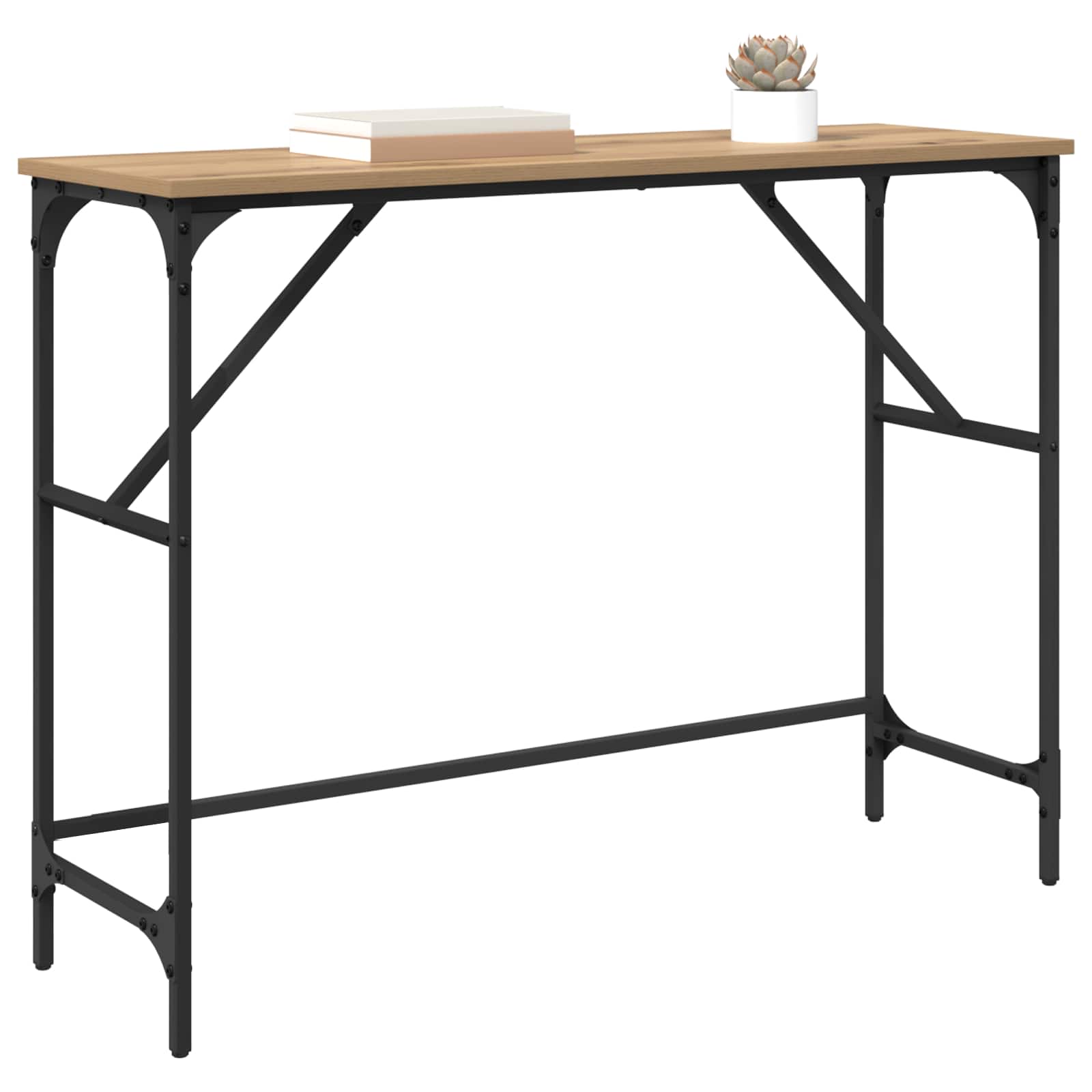 Konzolna stolica Umjetnički hrast 100 x 32 x 75 cm
