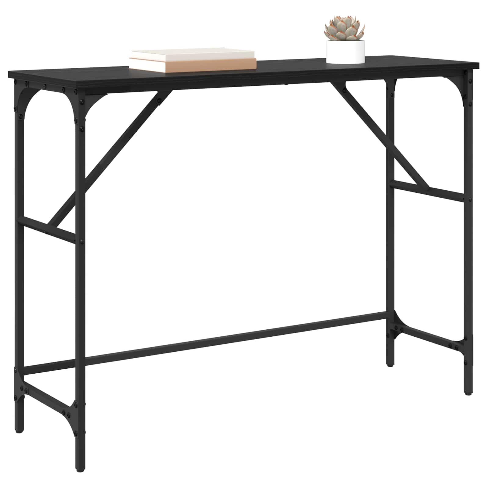 Konzolna stolica Crni hrast 100 x 32 x 75 cm Konstruirano drvo