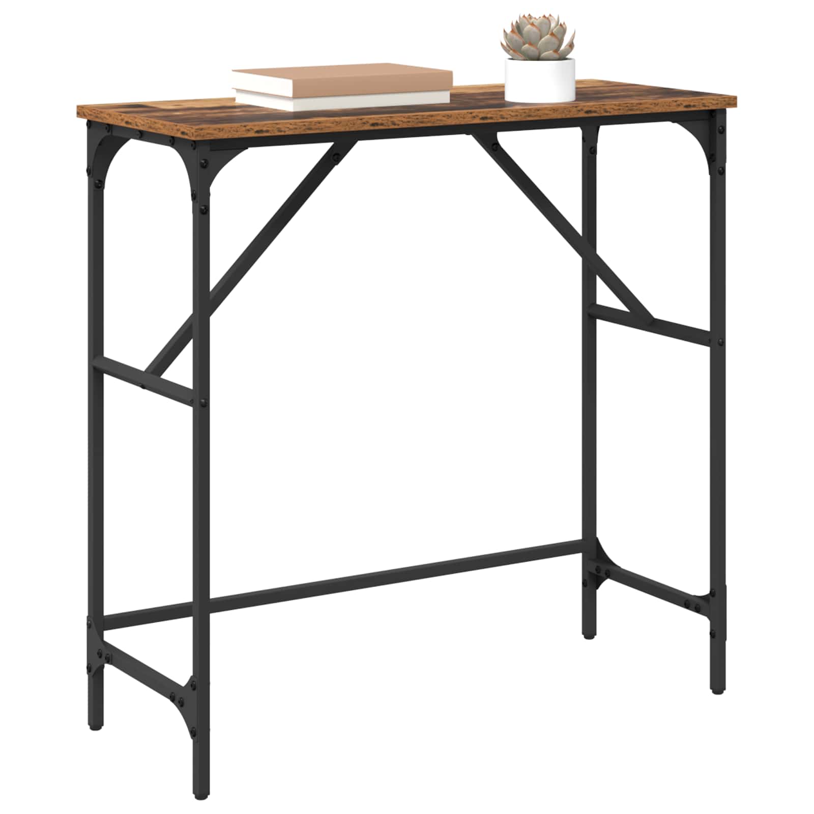 Konzolna stolica Staro drvo 75 x 32 x 75 cm Konstruirano drvo