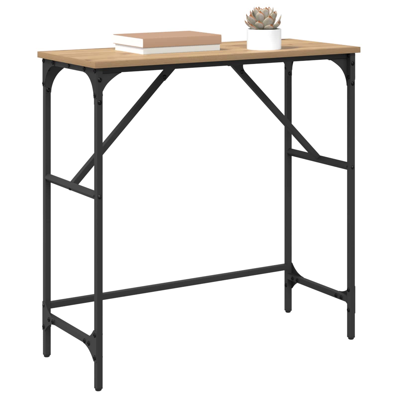 Konzolna stolica Umjetnički hrast 75 x 32 x 75 cm