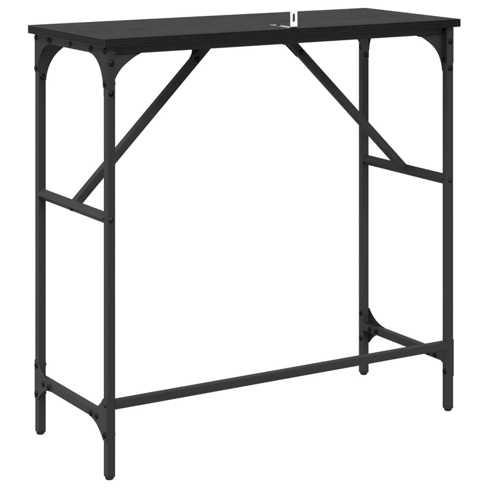 Konzolna stolica Crni hrast 75 x 32 x 75 cm Konstruirano drvo