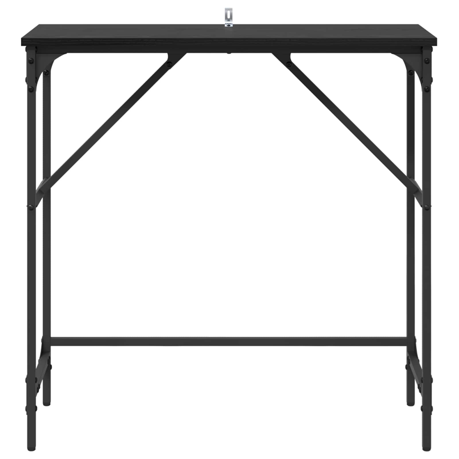 Konzolna stolica Crni hrast 75 x 32 x 75 cm Konstruirano drvo