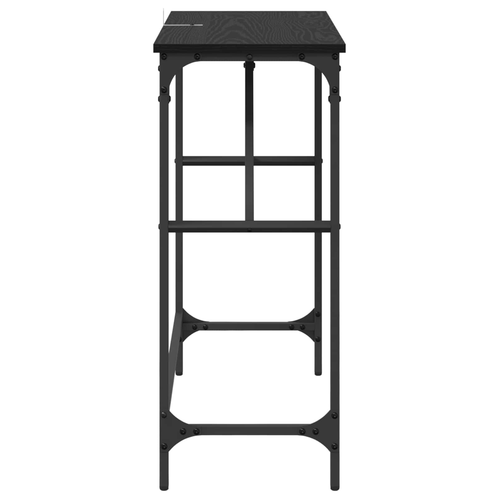 Konzolna stolica Crni hrast 75 x 32 x 75 cm Konstruirano drvo