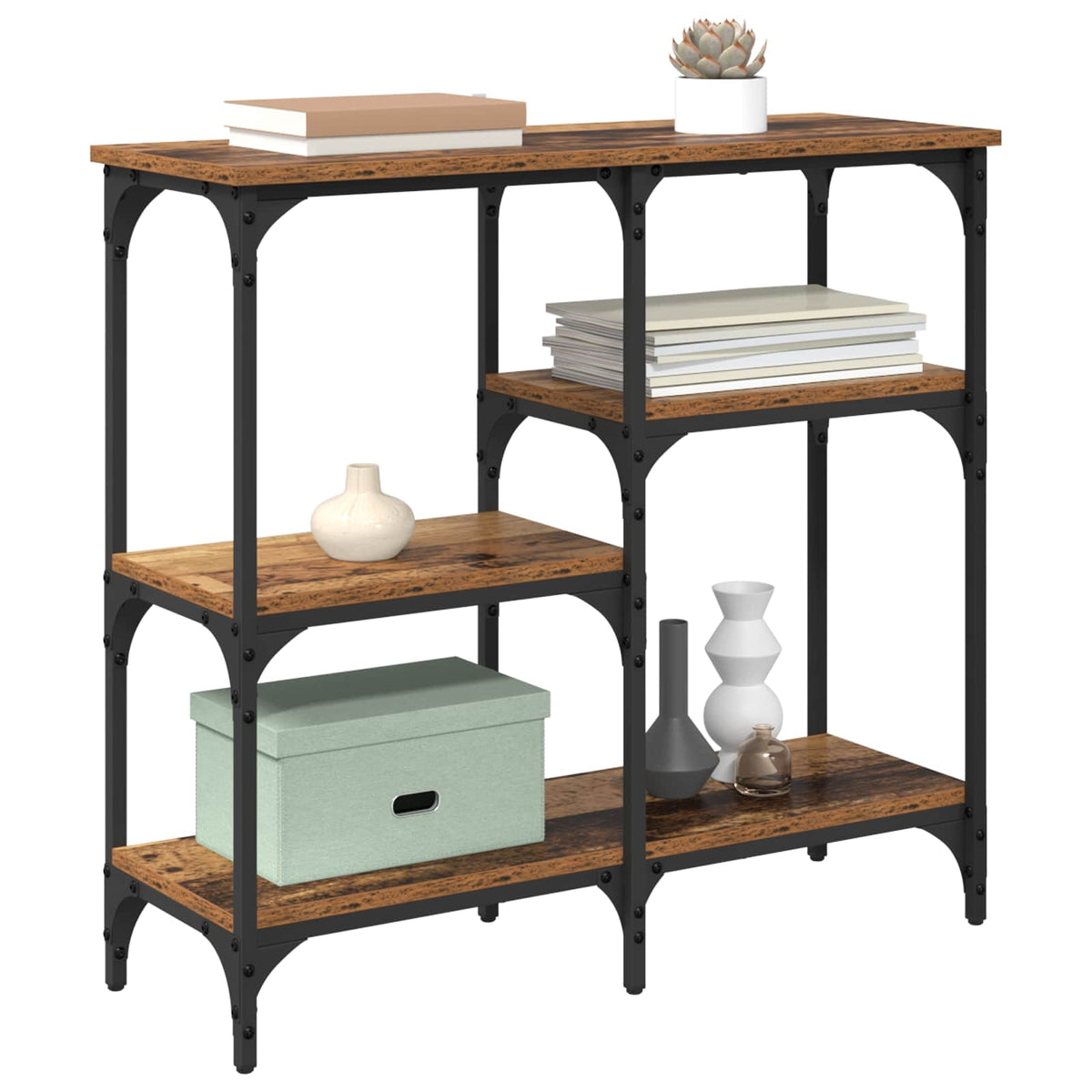 Konzolna stolica Staro drvo 80 x 29 x 75 cm Konstruirano drvo