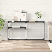 Konzolnistol Crni hrast 146 x 22.5 x 75 cm Konstruirano drvo