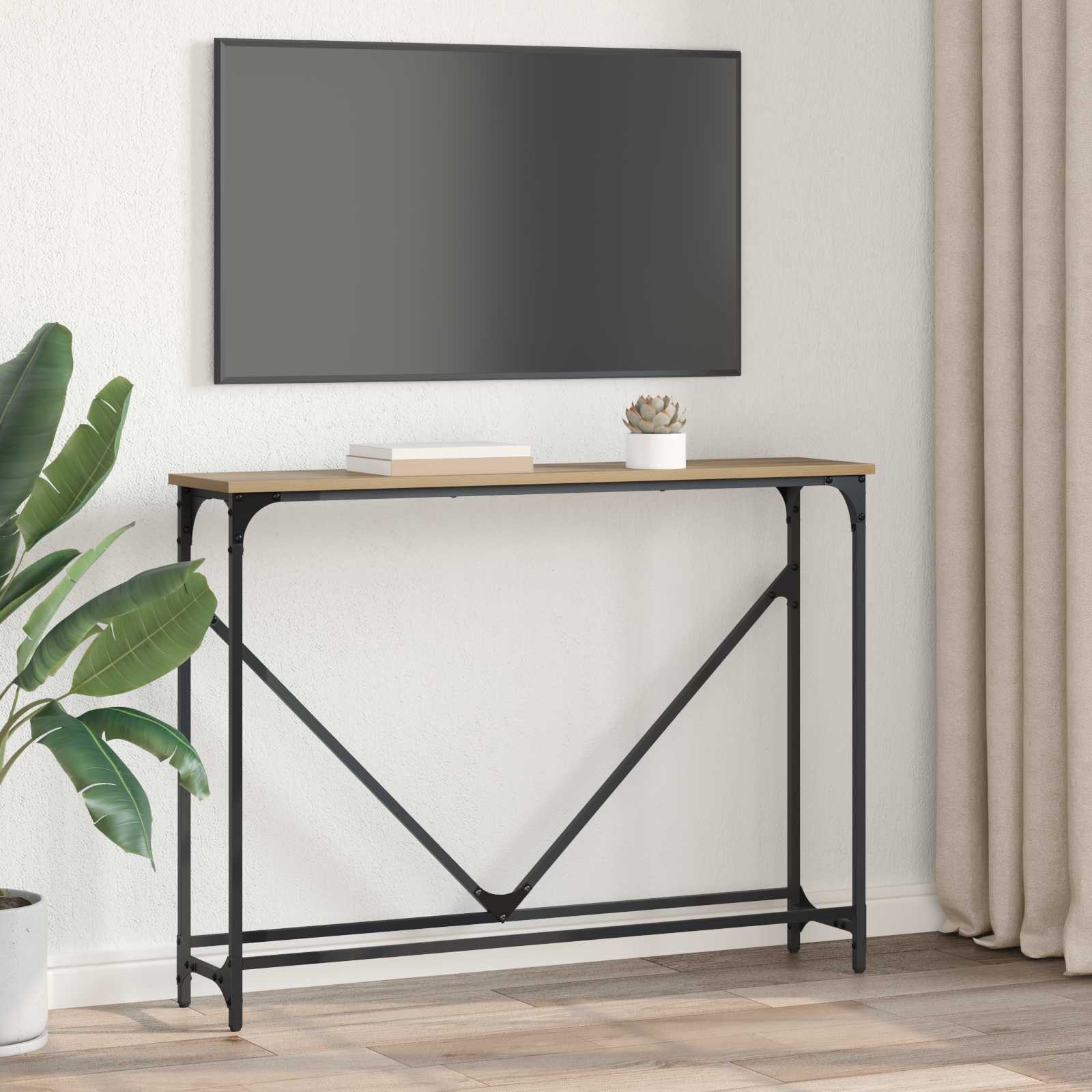 Konzolna stolica Umjetnički hrast 102 x 23 x 75 cm