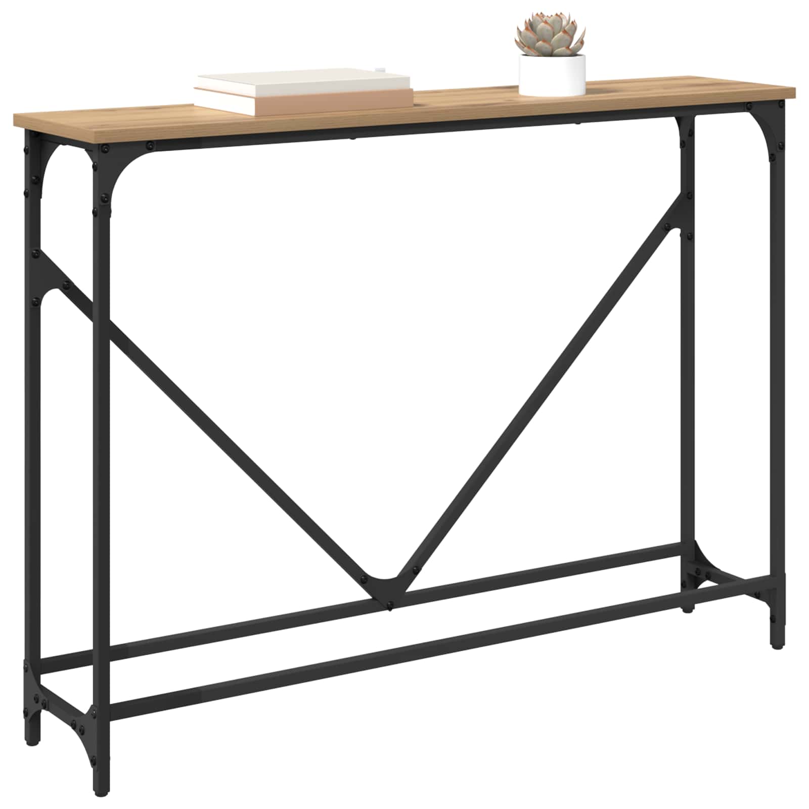 Konzolna stolica Umjetnički hrast 102 x 23 x 75 cm