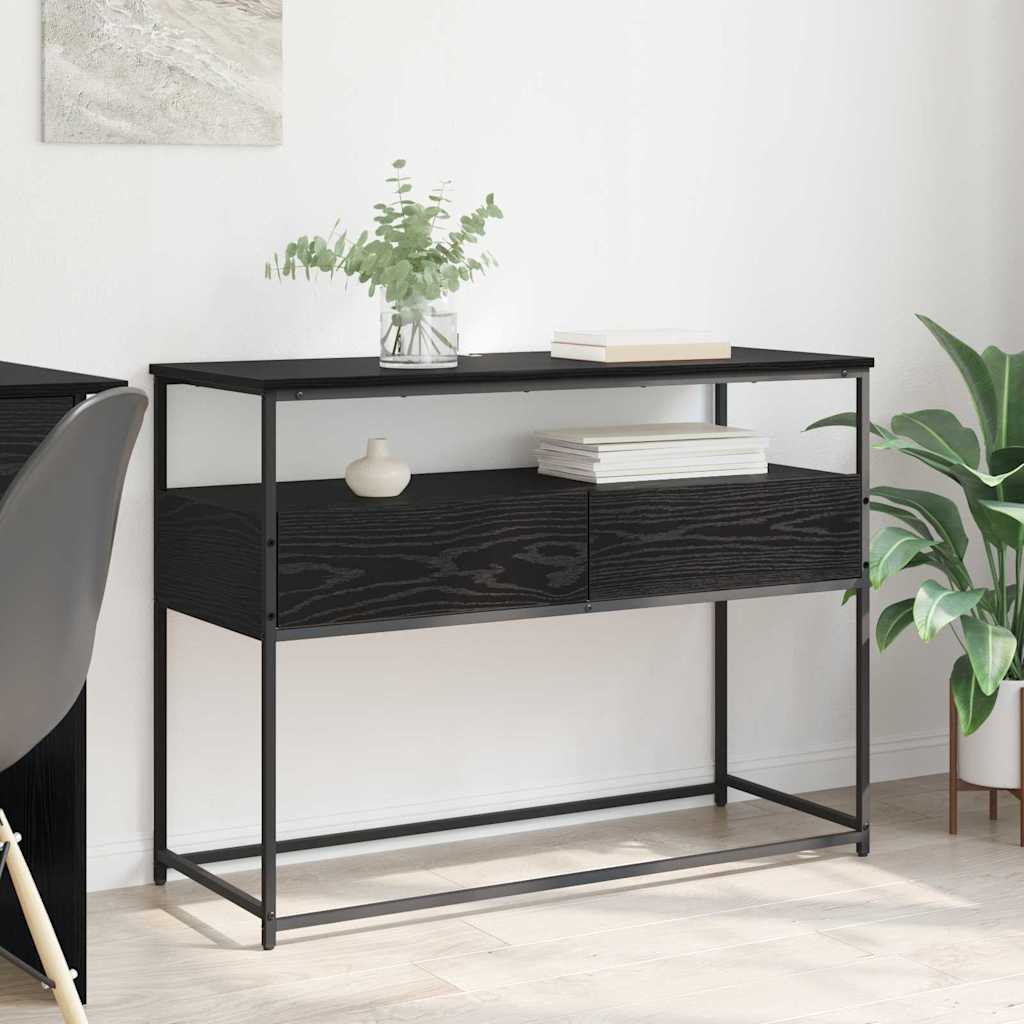 Konzolna stolica Crni hrast 100 x 40 x 75 cm Konstruirano drvo