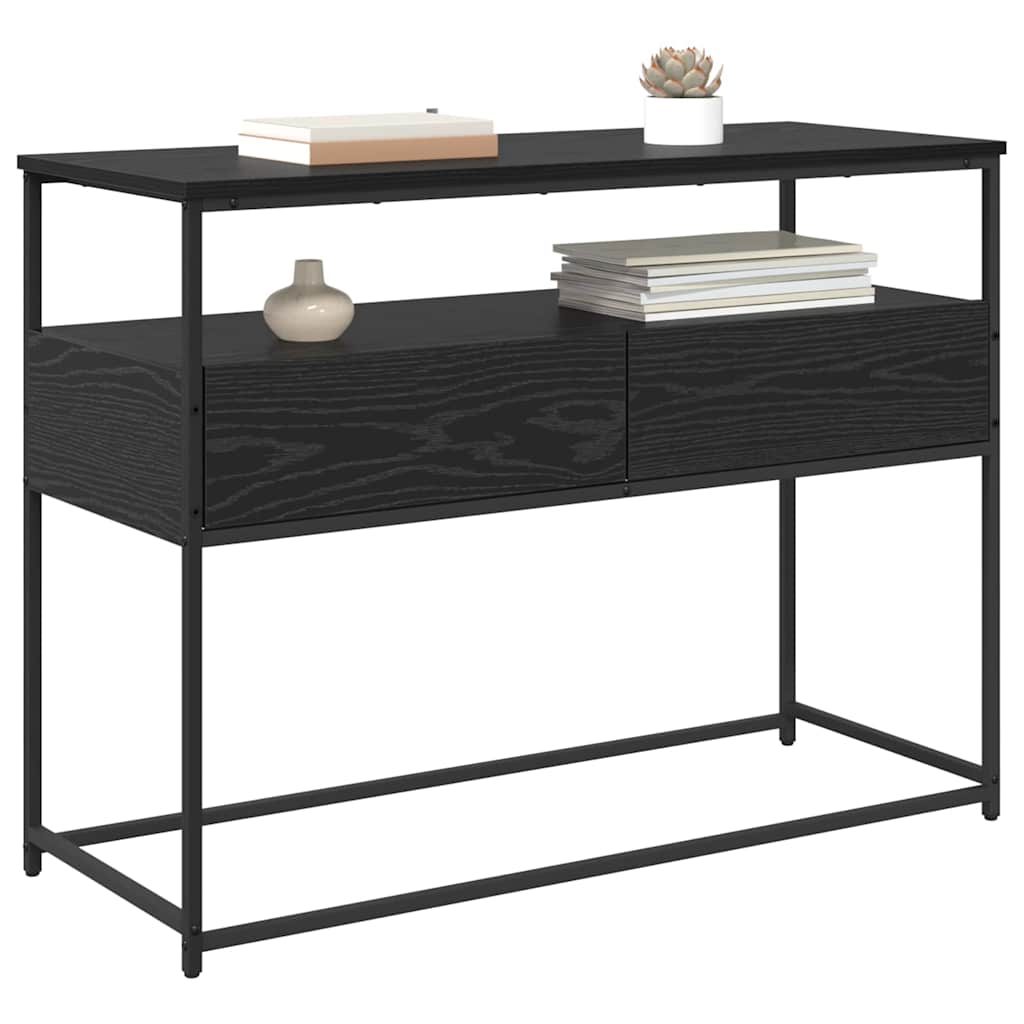 Konzolna stolica Crni hrast 100 x 40 x 75 cm Konstruirano drvo