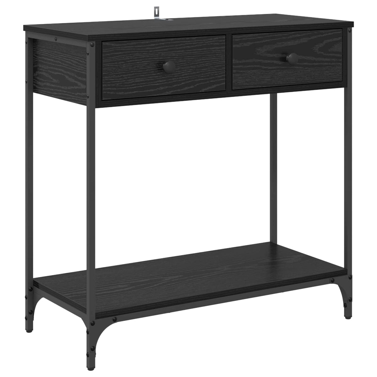 Konzolna stolica Crni hrast 75 x 34,5 x 75 cm Konstruirano drvo