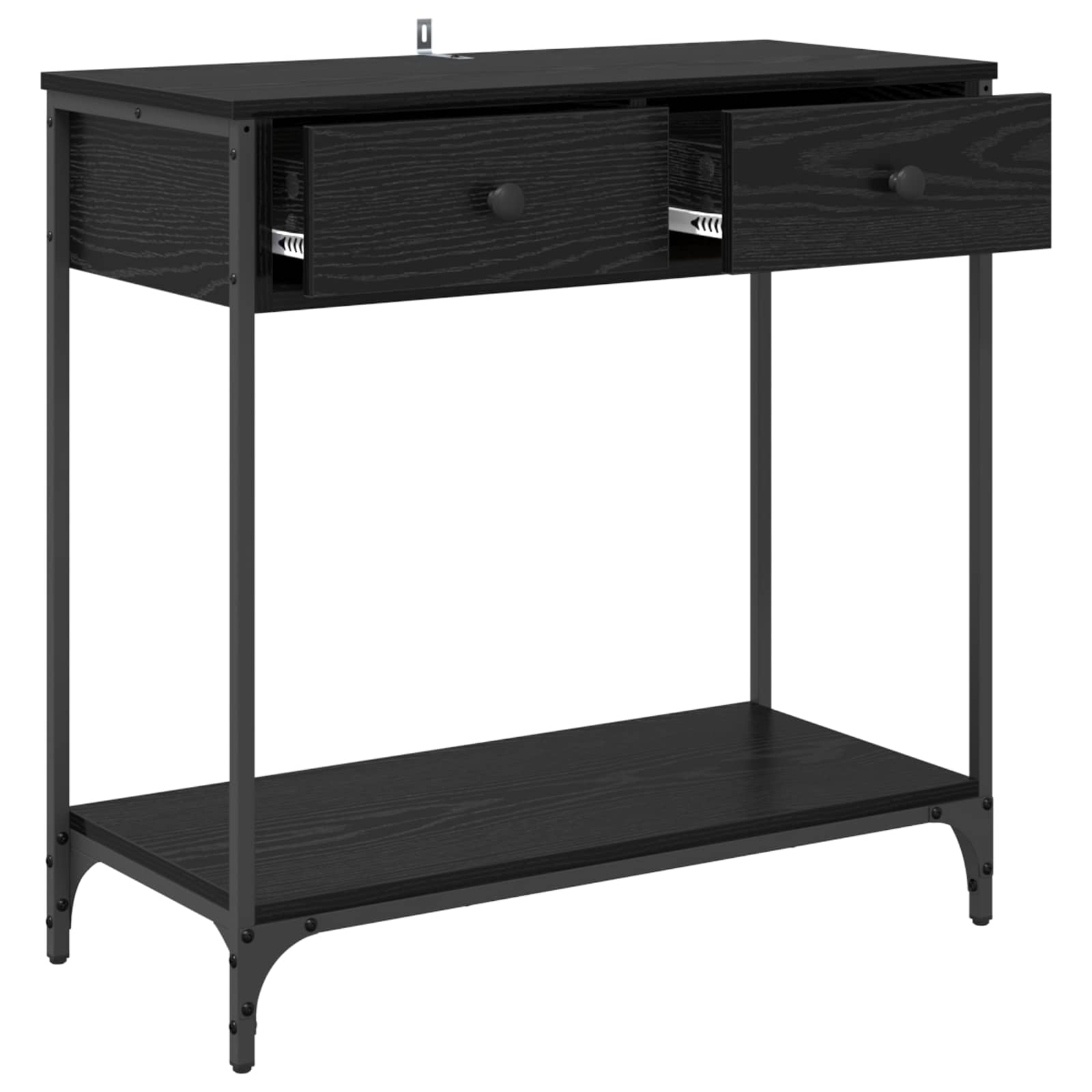 Konzolna stolica Crni hrast 75 x 34,5 x 75 cm Konstruirano drvo