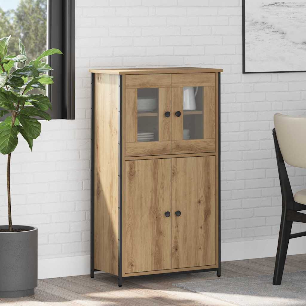 Highboard Umjetnički hrast 62 x 32 x 106,5 cm Konstruirano drvo