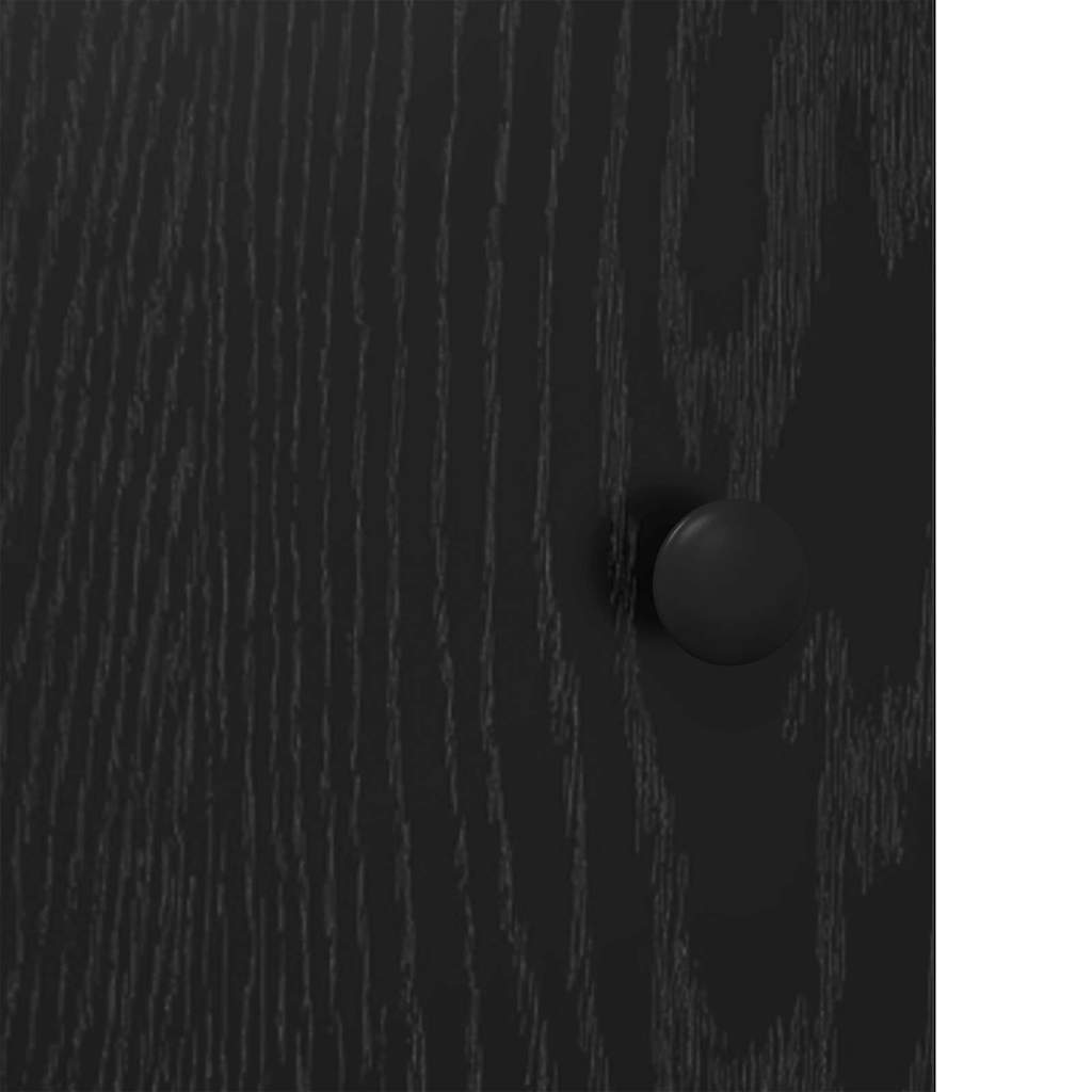 Highboard Crni hrast 62 x 32 x 106,5 cm Konstruirano drvo
