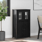 Highboard Crni hrast 62 x 32 x 106,5 cm Konstruirano drvo