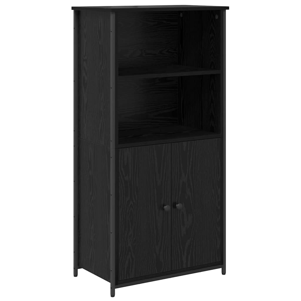 Highboard Crni hrast 62 x 36 x 121,5 cm Konstruirano drvo