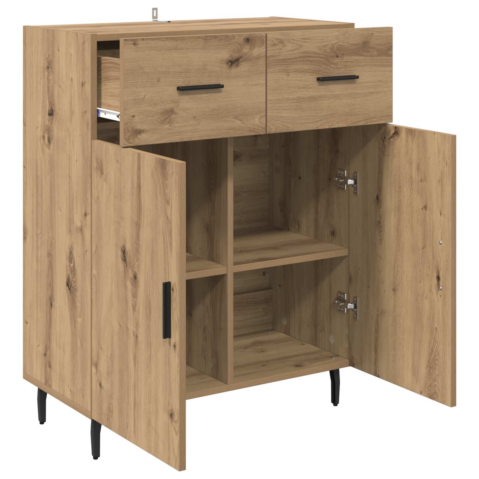Kreveta Umjetnički hrast 69,5 x 34 x 90 cm Konstruirano drvo