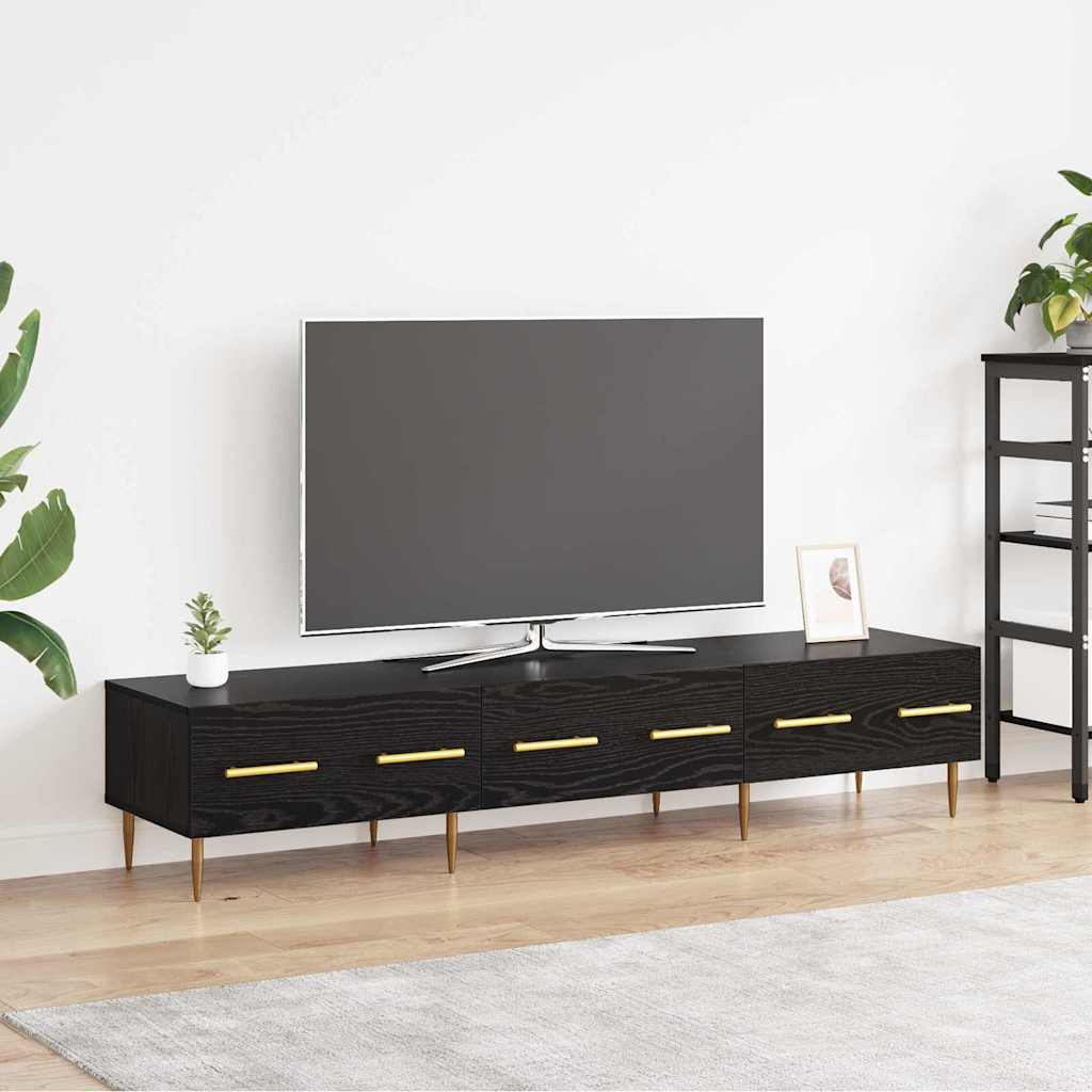 TV ormar Crni hrast 150 x 36 x 30 cm Konstruirano drvo