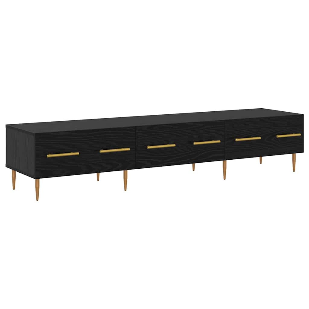 TV ormar Crni hrast 150 x 36 x 30 cm Konstruirano drvo