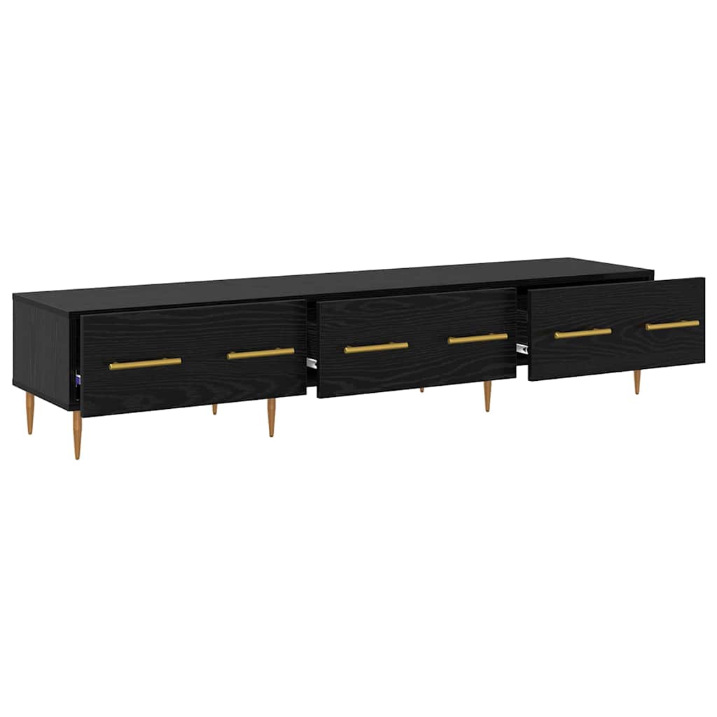 TV ormar Crni hrast 150 x 36 x 30 cm Konstruirano drvo