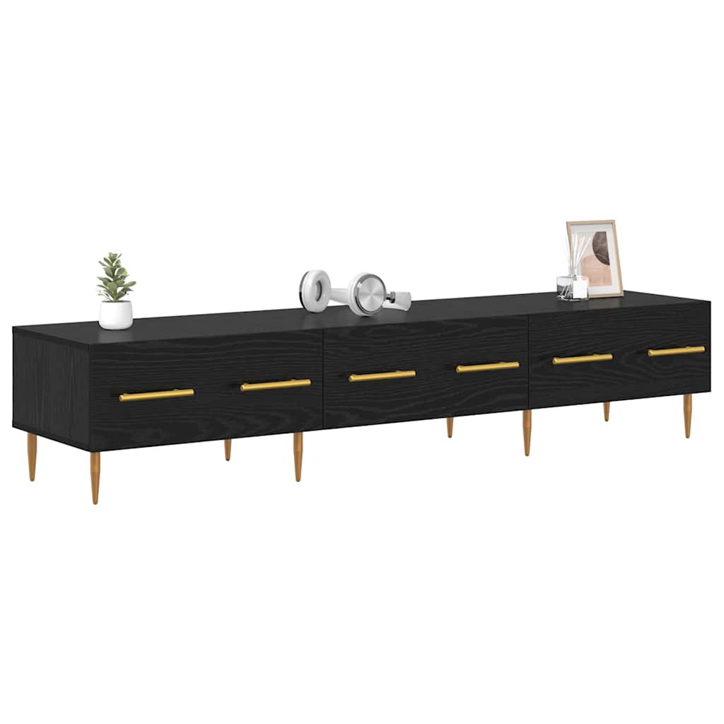 TV ormar Crni hrast 150 x 36 x 30 cm Konstruirano drvo