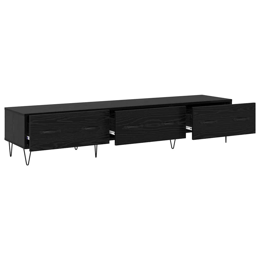 TV ormar Crni hrast 150 x 36 x 30 cm Konstruirano drvo