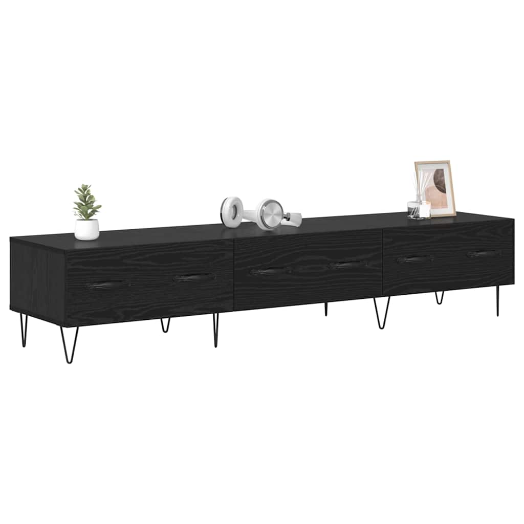 TV ormar Crni hrast 150 x 36 x 30 cm Konstruirano drvo