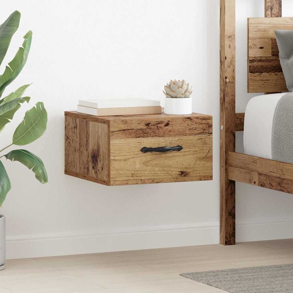 Noćni ormar 2 pcs Staro drvo 35 x 35 x 20 cm Konstruirano drvo