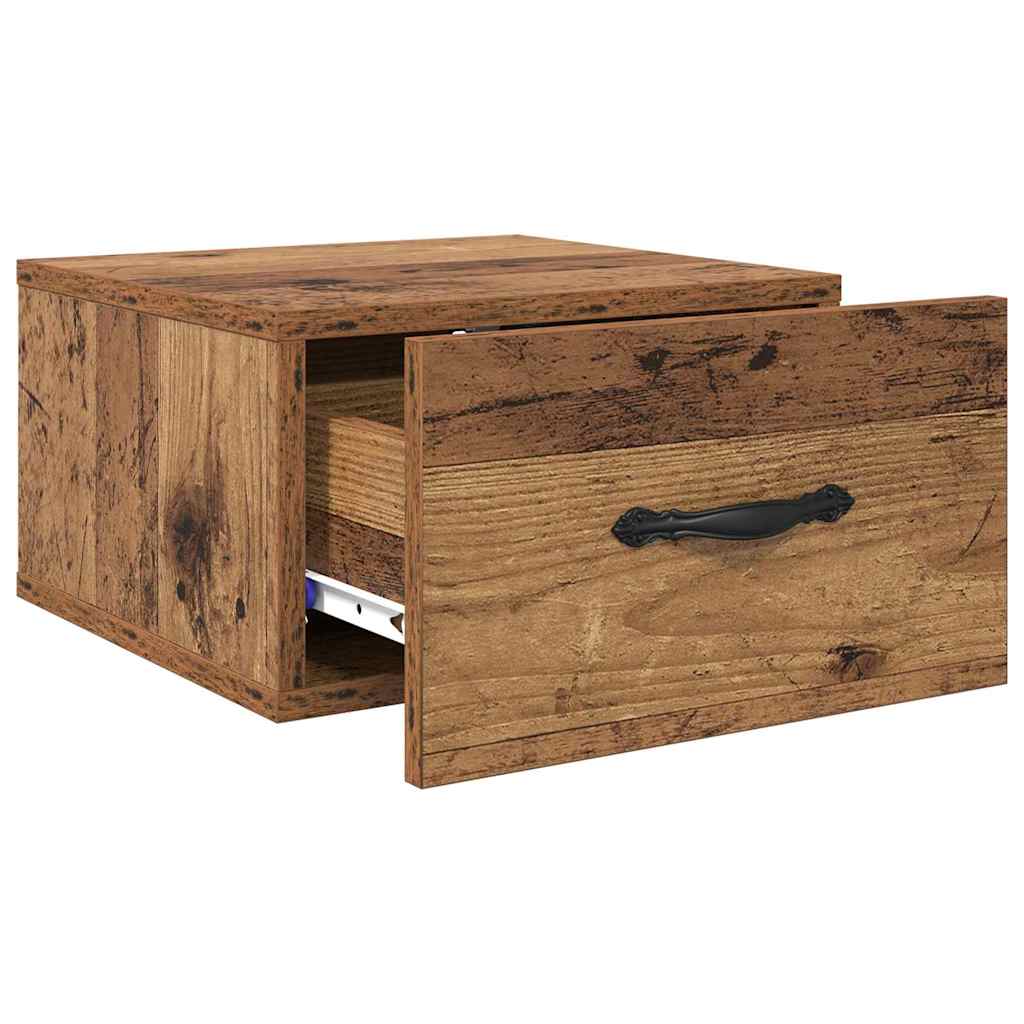 Noćni ormar 2 pcs Staro drvo 35 x 35 x 20 cm Konstruirano drvo