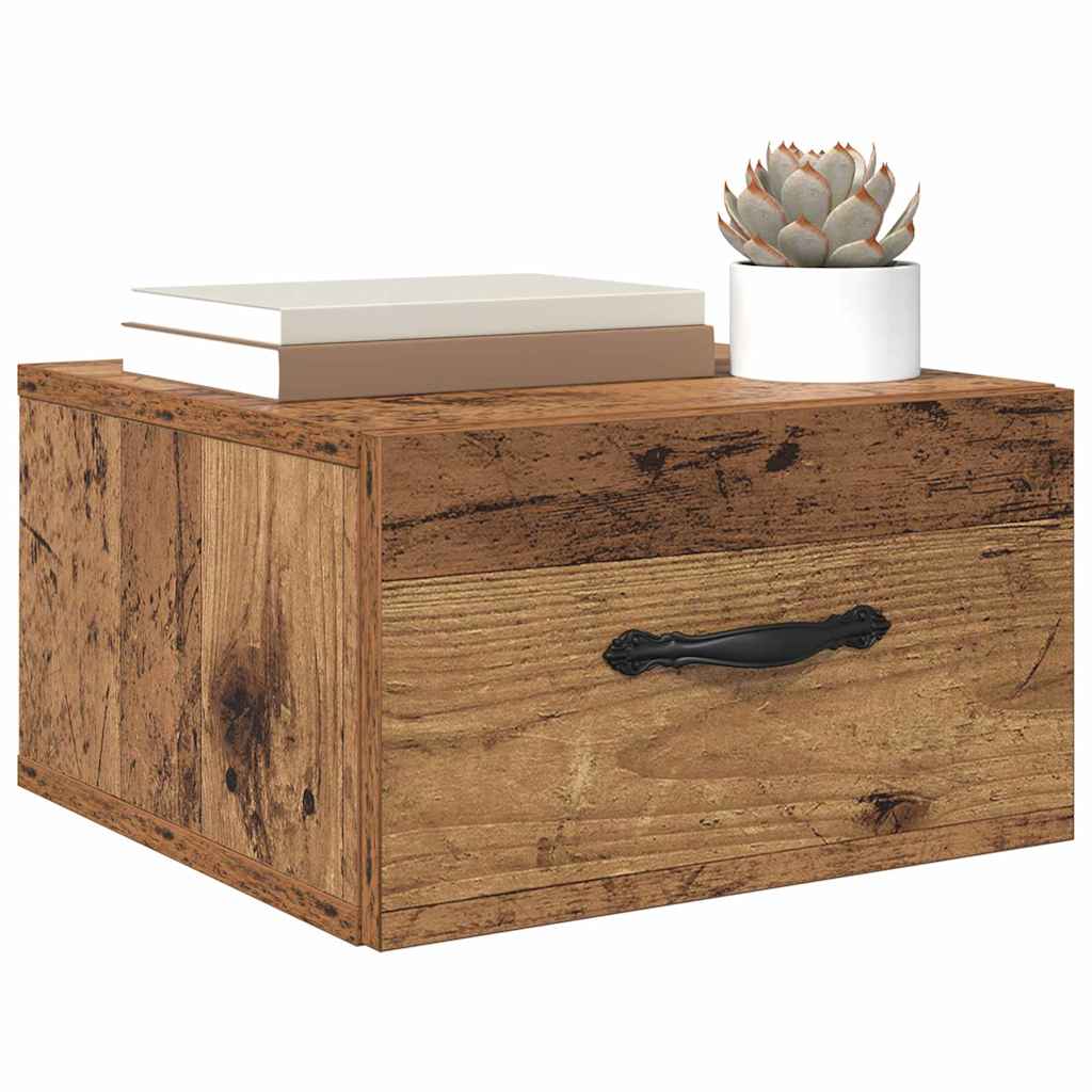 Noćni ormar 2 pcs Staro drvo 35 x 35 x 20 cm Konstruirano drvo
